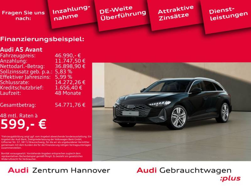 Audi A5 Avant 2.0 TFSI Kamera AHK Memory LED ACC