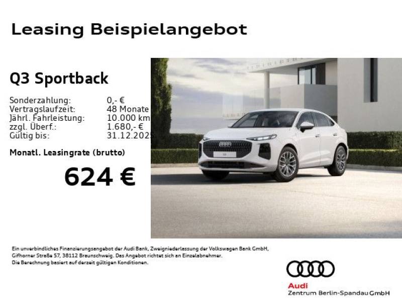 Audi Q3 Sportback e-hybrid S tronic *Bestellfahrzeug*