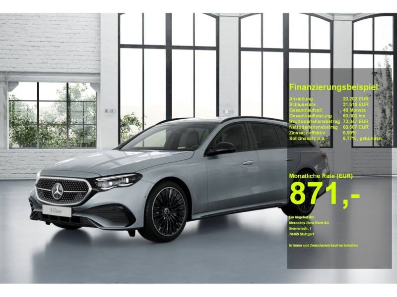 Mercedes-Benz E 220 d T #AMG #PANO-SD #BURMESTER #AHK #NIGHT