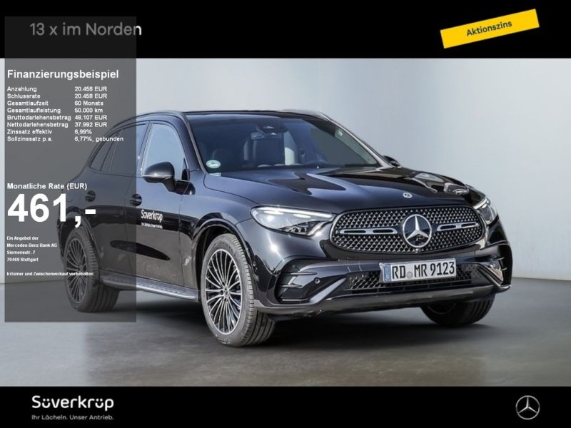 Mercedes-Benz GLC 200 d 4M AMG NIGHT SPUR PANO AHK DISTR 360