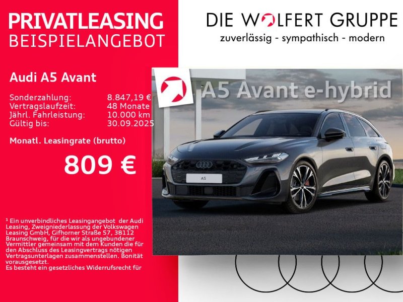 Audi A5 Avant e-hybrid quattro S line S tronic*PANO*