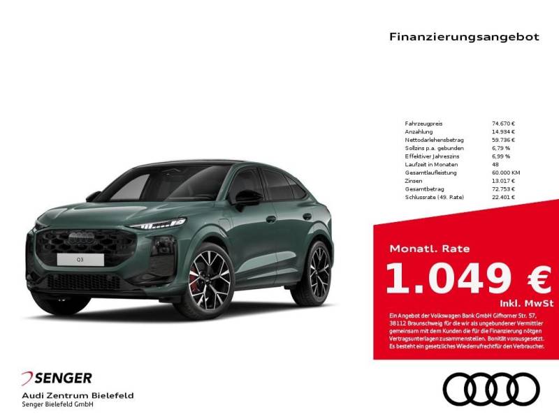 Audi Q3 Sportback e-hybrid Ditales C. Tech pro Paket