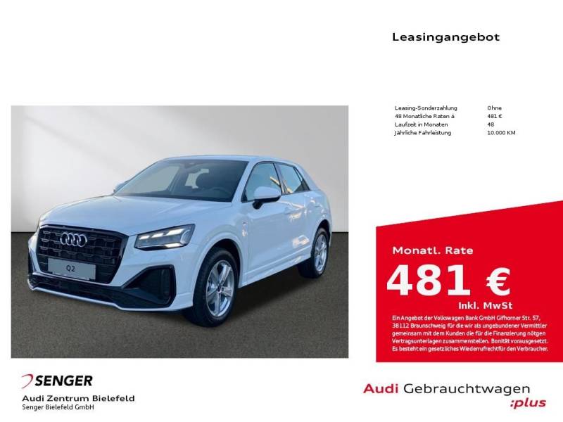 Audi Q2 S line 30 TDI Optikpaket Phone-Box Navi LED