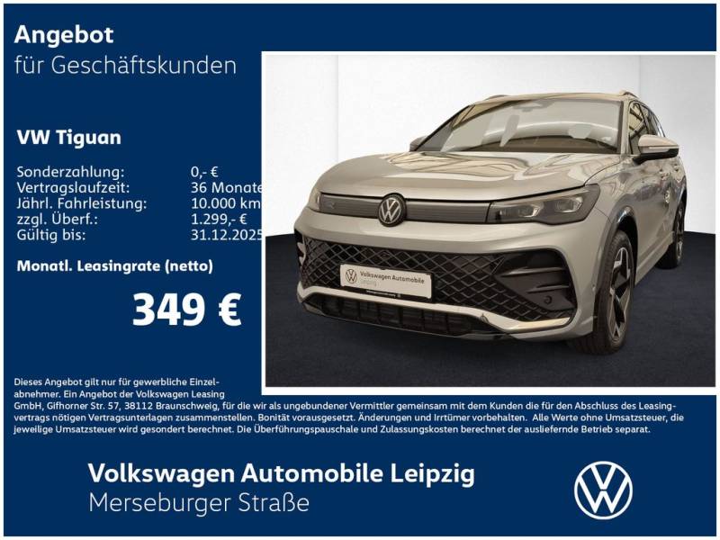 Volkswagen Tiguan R-Line 2.0 l TDI 110 kW DSG*AHK*NAVI*