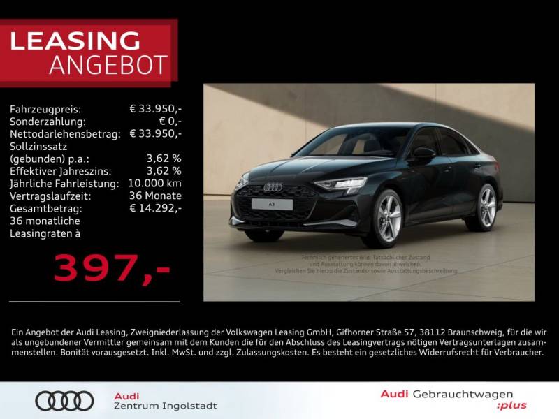 Audi A3 Limousine 35 TFSI NAVI+ AHK 18" KAM. advanced