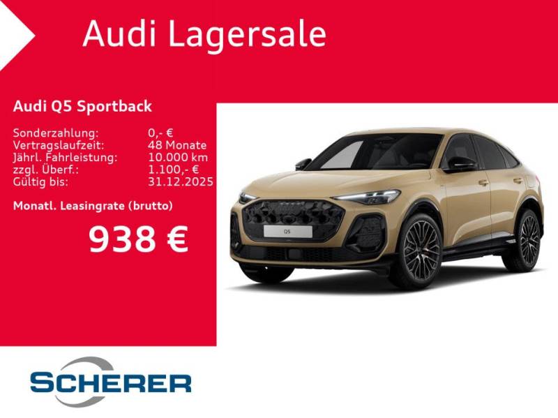 Audi Q5 Sportback edition one mit Akzenten mythosschw