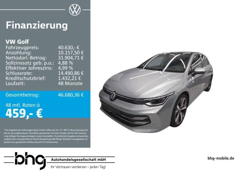 Volkswagen Golf 1.5 eHybrid DSG STYLE #PANO #AHK #HEAD-UP #