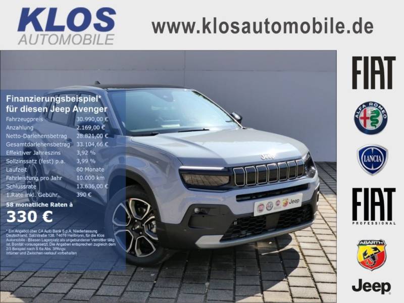 Jeep Avenger SUMMIT e-Hybrid 1.2 110 PS DCT6 SCHIEBED