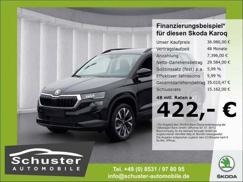 Skoda Karoq TOUR 1.5TSI*DSG AHK Matrix-LED ACC R-Kam