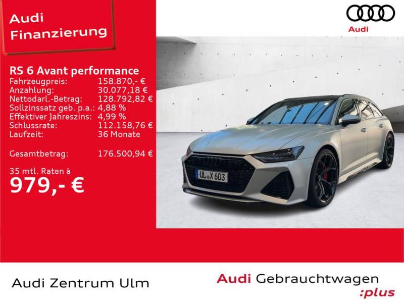 Audi RS 6 Avant performance MATT 22 DYNAMIK PANO STHZ