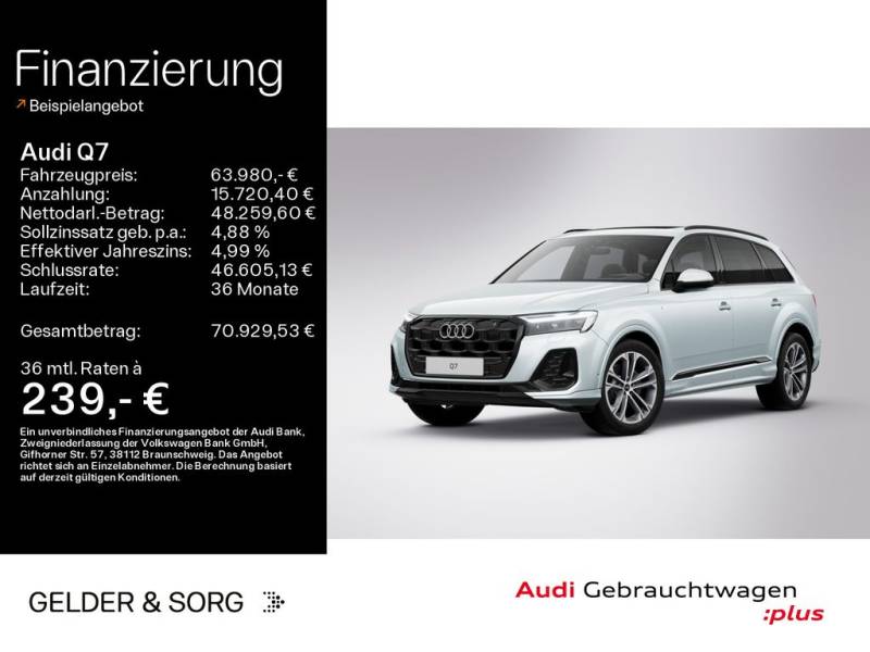 Audi Q7 45 TDI quattro S line AHK*Navi*HuD*virtual*