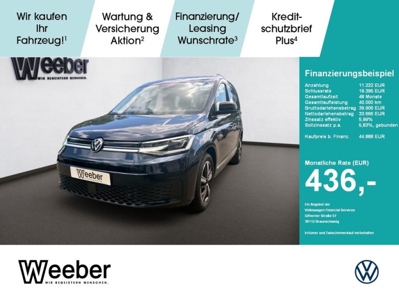 Volkswagen Caddy 2.0 TDI DSG Style Navi LED Kamera PDC