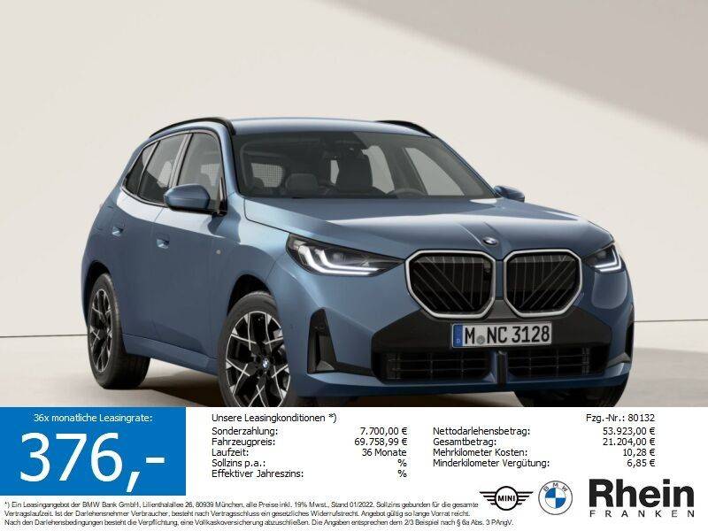 BMW X3 20 xDrive M Sportpaket AHK. Driv Ass+. RFK...