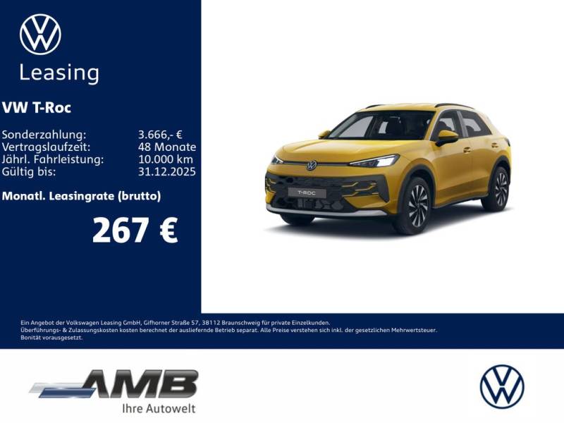 Volkswagen T-Roc Life 1.5 eTSI neues Modell/AHK/LED/Sitzhzg