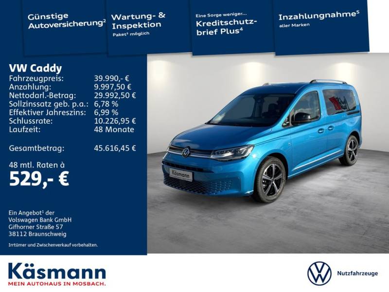 Volkswagen Caddy Style 1.5TSI AHK LED NAV SHZ PDC