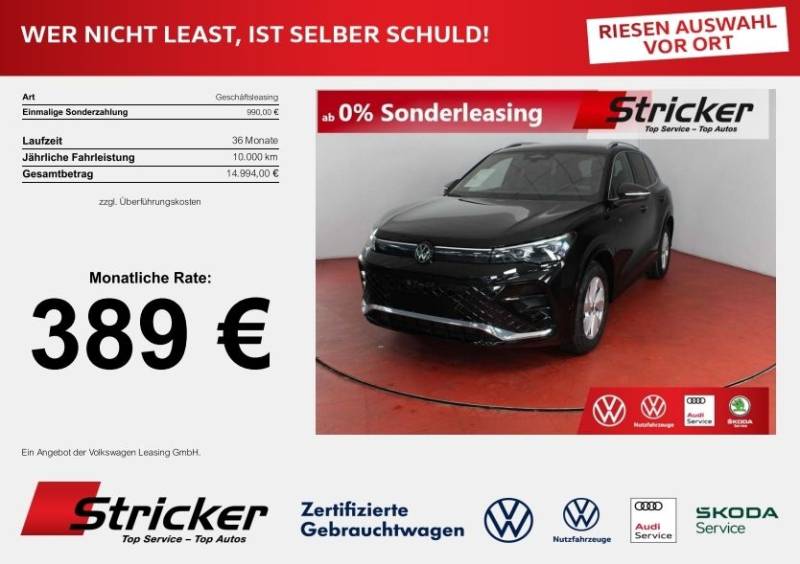 Volkswagen Tiguan R-Line 2.0 TDI DSG 389,- mtl. 8fach Area