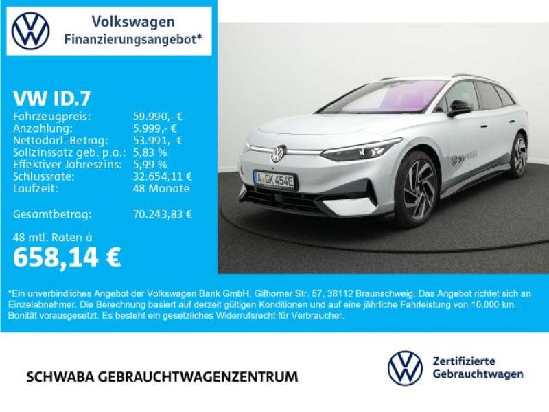 Volkswagen ID.7 Tourer Pro S Batt-Kap 91 kW/h *Wärmep.*AHK*