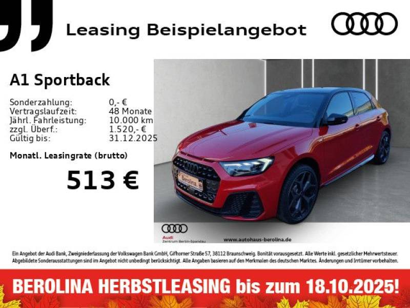 Audi A1 Sportback 40 TFSI S line S tronic *SONOS*GRA*