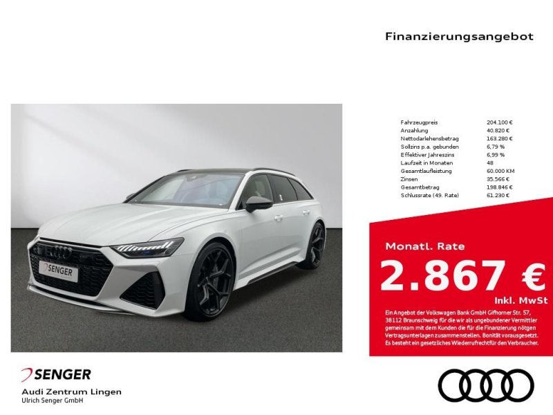 Audi RS6 Avant performance RS Dynamik-Paket plus Navi