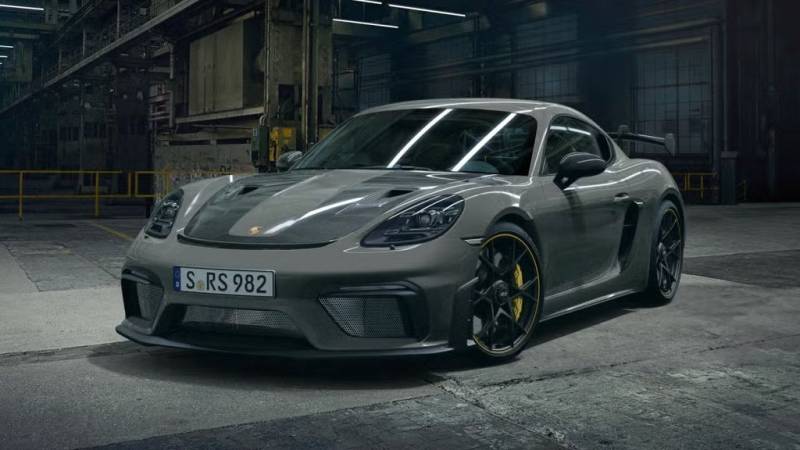 Porsche Cayman GT4 RS Sonderlackierung Weissachpaket