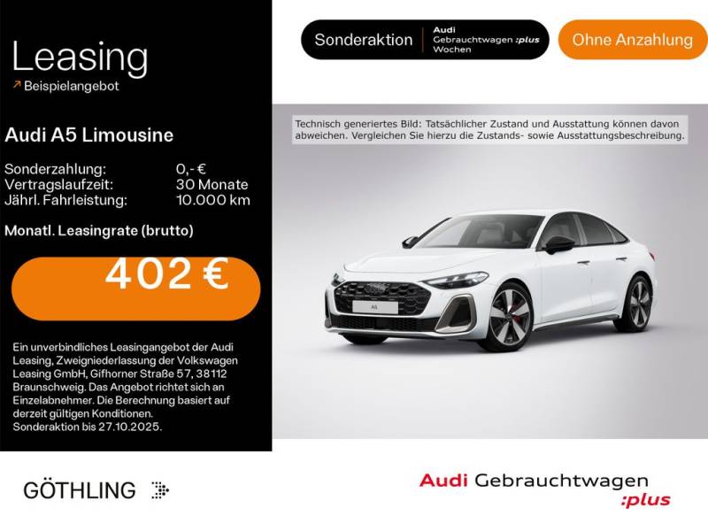 Audi A5 Limousine 35 TFSI S line edition one S tro*Ma