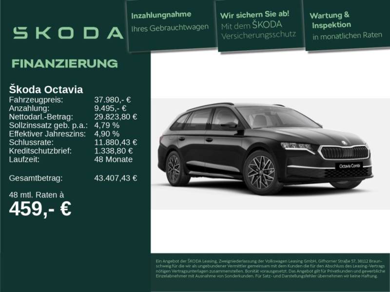 Skoda Octavia Combi Selection 1,5TSI 85 kW NAV R-KAM