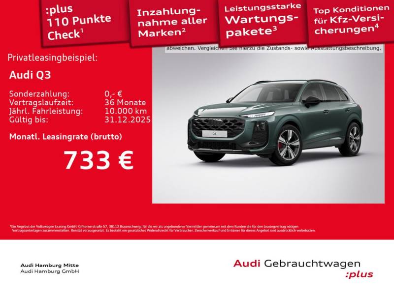 Audi Q3 TFSI 110 kW S tronic S line LED
