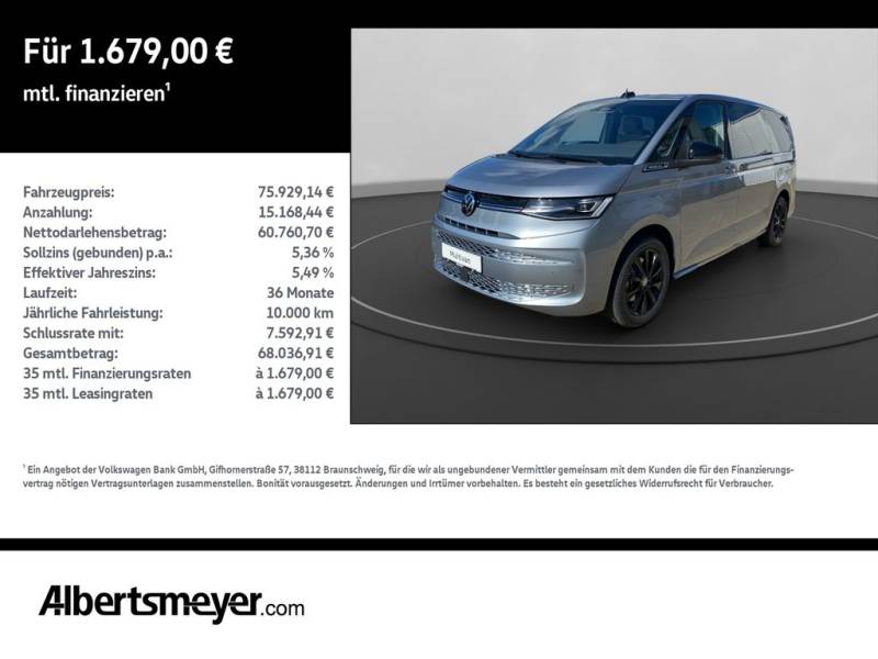 Volkswagen T7 Multivan 2.0 TDI GOAL +LANG+AHK+MATRIX