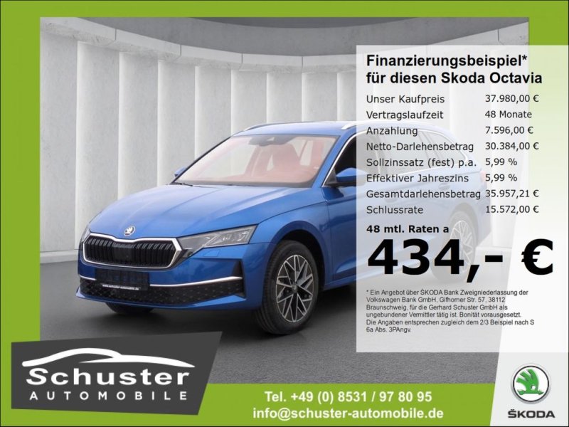 Skoda Octavia Combi TOUR TDI*DSG AHK 360°Ka Matrix-LED