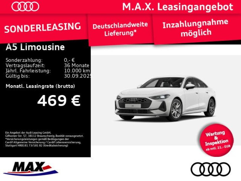 Audi NEUE A5 Limo 110 KW (150 PS) TFSI S tronic #FREI
