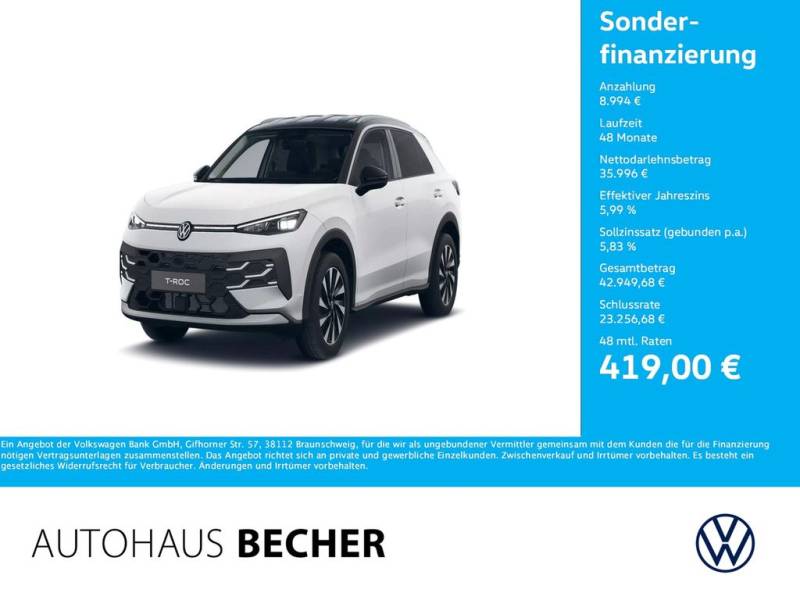 Volkswagen T-Roc Style 1.5 eTSI DSG /AHK/Navi/Matrix/360Kam