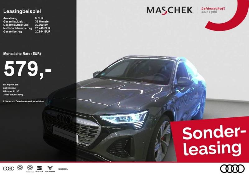 Audi Q8 e-tron Sportback S line 55 quat AHK Matrix Pa