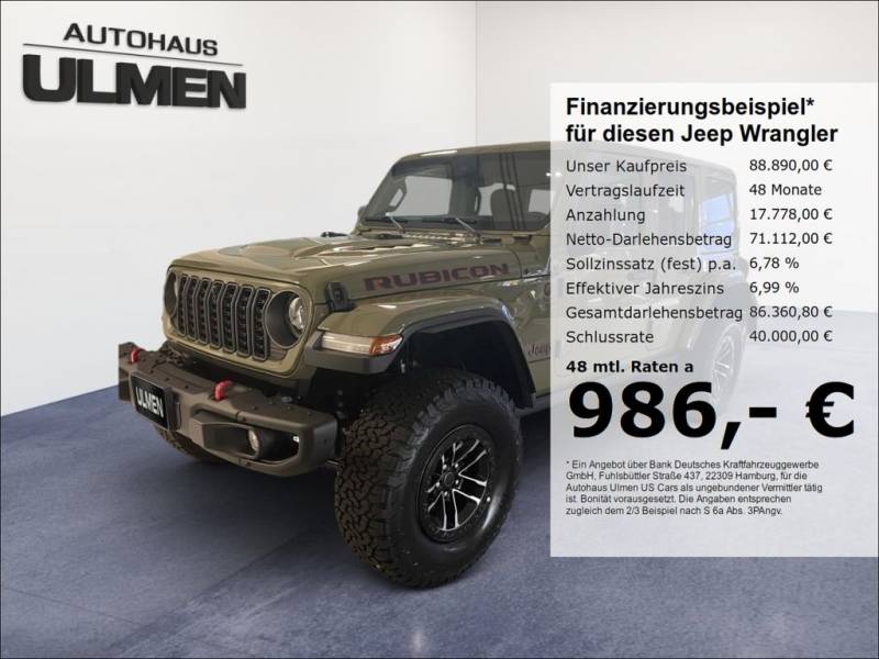 Jeep Wrangler 3.6l V6 Pentastar Unlimited Rubicon X-T