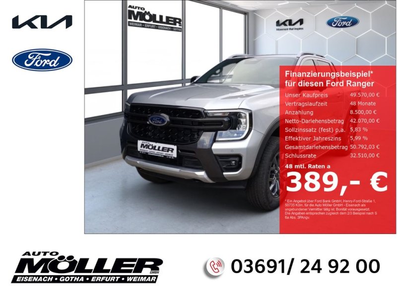 Ford Ranger 2.0  A10 AWD DoKa Wildtrak AHK elektr.Rol
