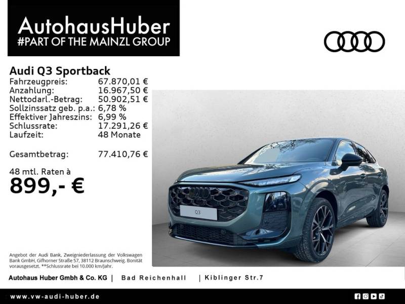 Audi Q3 Sportback S line TFSI quattro S tronic AHK