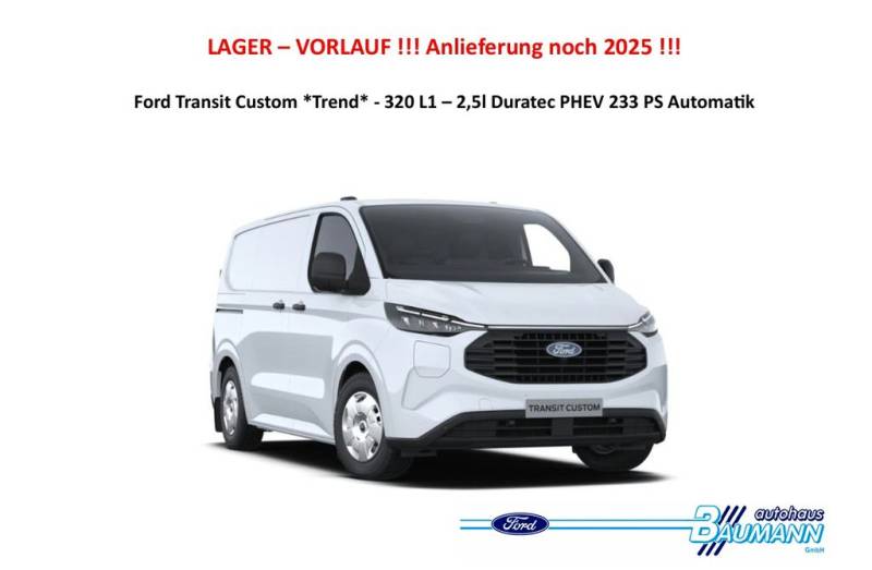 Ford Transit Custom Kasten 320 L1 Trend FWD PlugIN