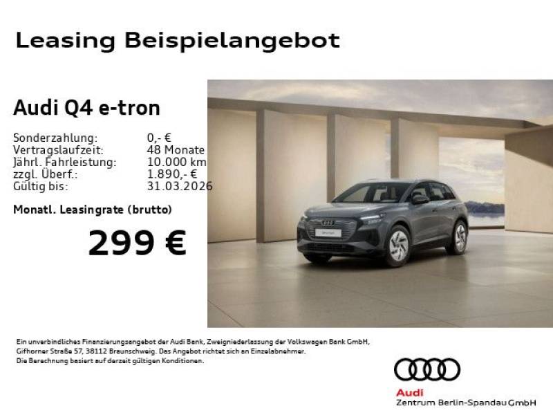 Audi Q4 e-tron 40 inkl. E-Auto Förderung