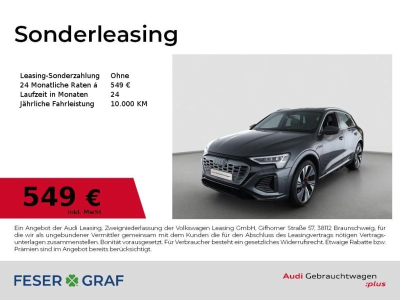 Audi Q8 e-tron 55 e-tron qu S line - Head-up - Matrix