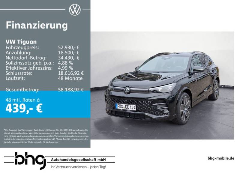 Volkswagen Tiguan R-Line 2,0 l TDI SCR 110 kW (150 PS) 7-Ga