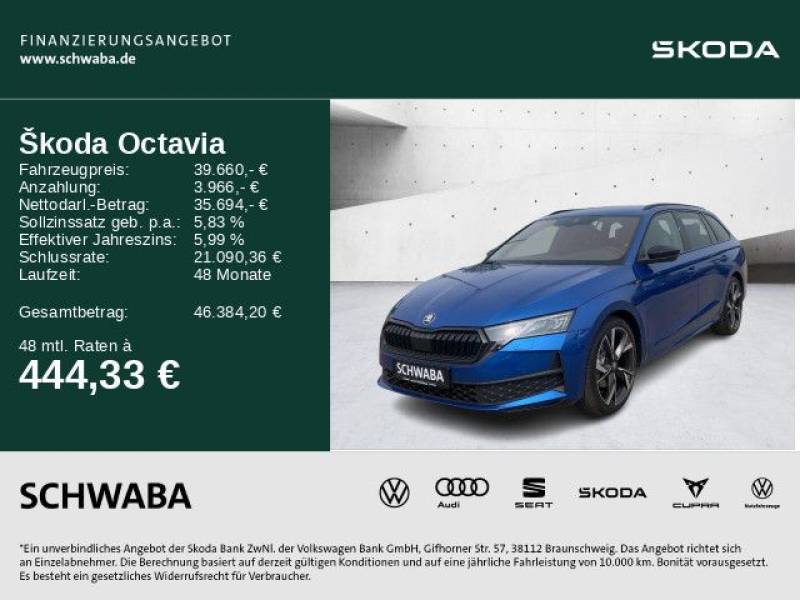 Skoda Octavia Combi Sportline 1,5 TSI DSG mHEV *MATRIX