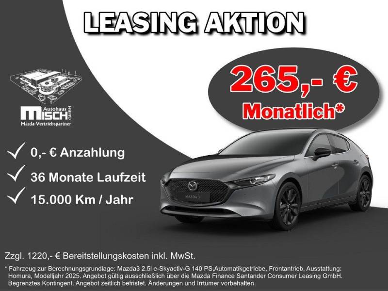 Mazda 3 2.5L e-SKYACTIV G Homura *LED*HUD*KAMERA*