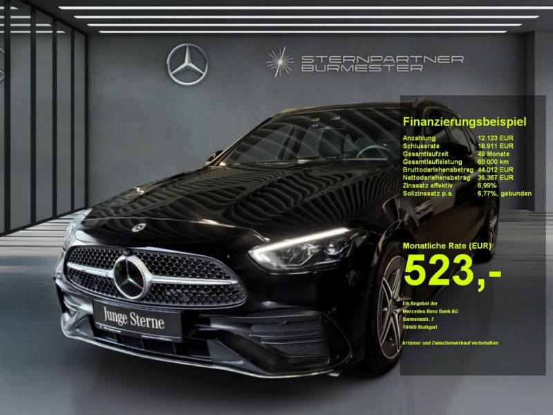 Mercedes-Benz C 300 d T +AMG+MBUX+KAMERA+AHK+Distronic+SHZ+