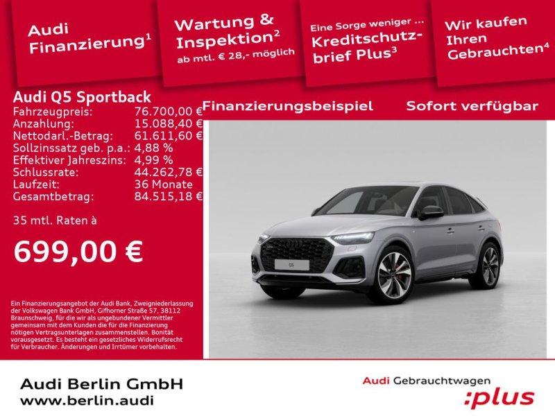 Audi Q5 Sportback S line 50 TFSI e quattro S tronic
