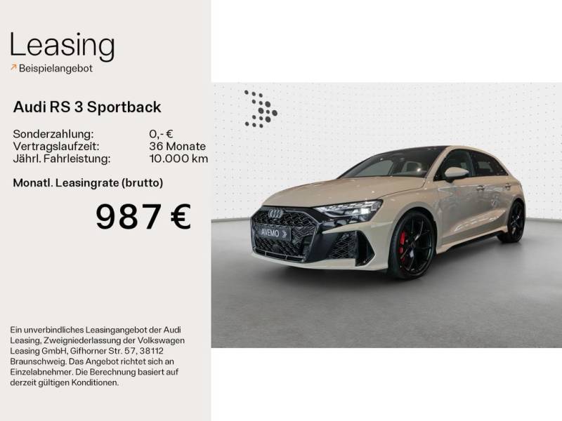 Audi RS 3 Sportback EXCLUSIVE-RS-DYN.+-NAVI-KOMF+-PAN