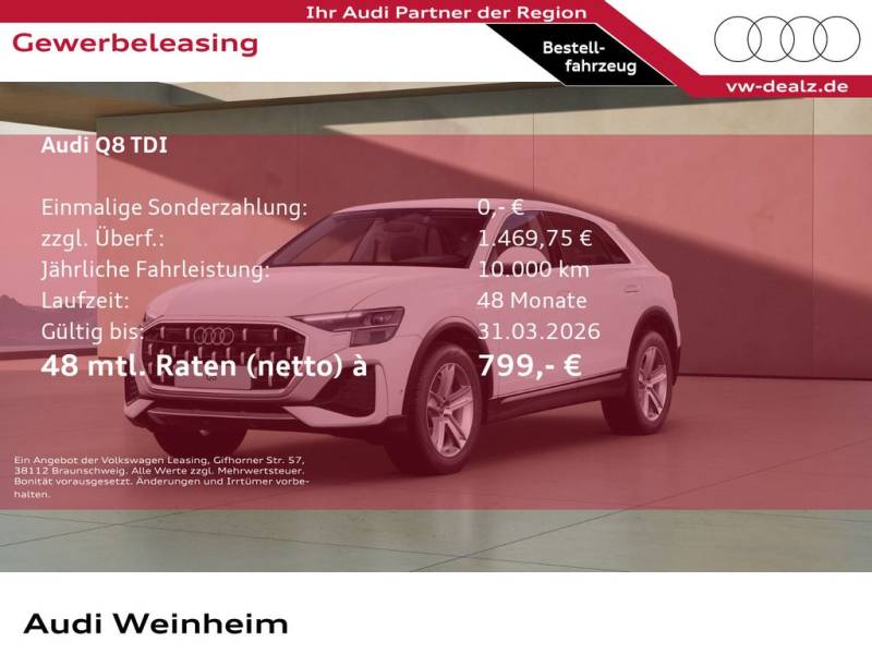 Audi Q8 SUV TDI quattro tiptronic KLIMA NAVI LED DAB