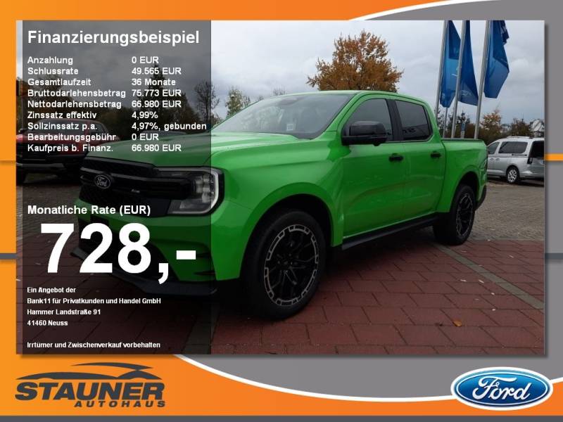 Ford Ranger MS-RT 3.0l EcoBlue LED 360°Kamera BandO