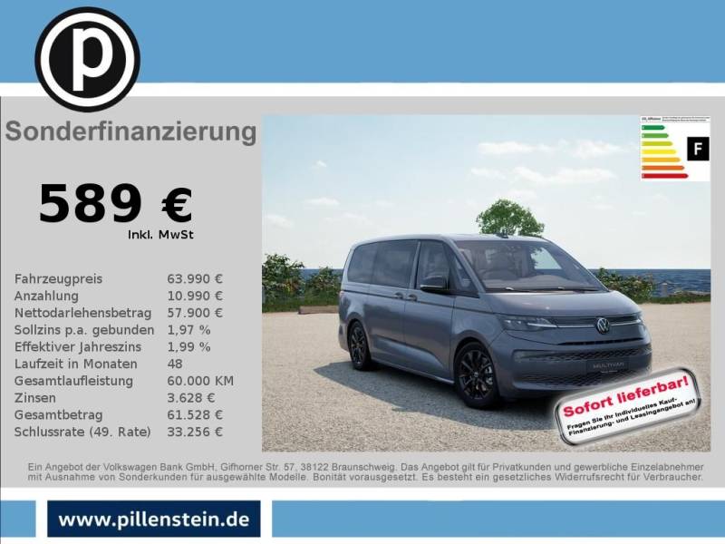 Volkswagen T7 Multivan Life GOAL LÜ SITZHZG KAMERA AHK ACC