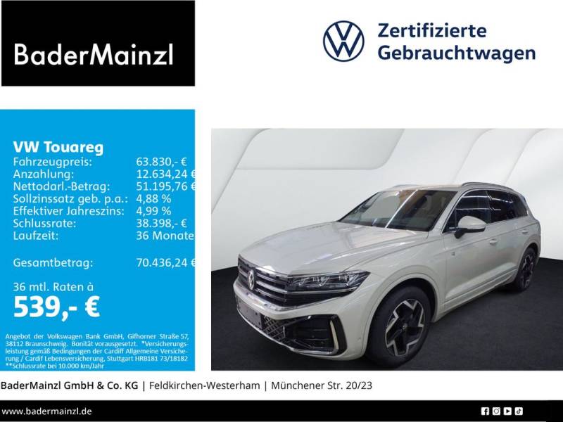 Volkswagen Touareg 3.0 TDI 4M R-Line AHK Luft Matrix HUD