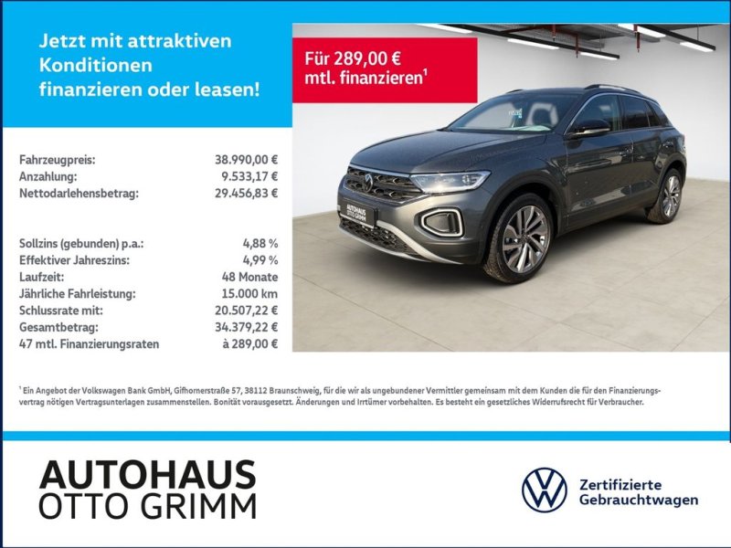Volkswagen T-Roc GOAL 1.5 l (150 PS) 7- DSG KLIMA NAVI