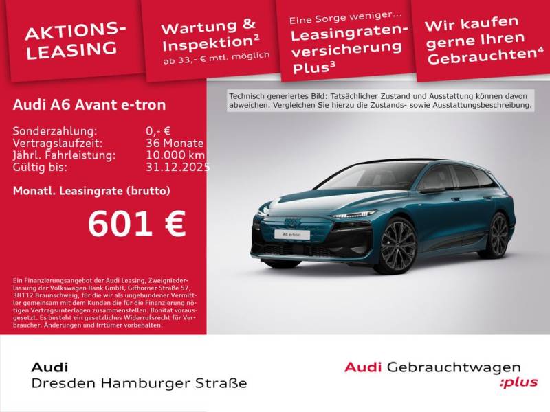 Audi A6 Avant e-tron edition one blue S line Wärmepum